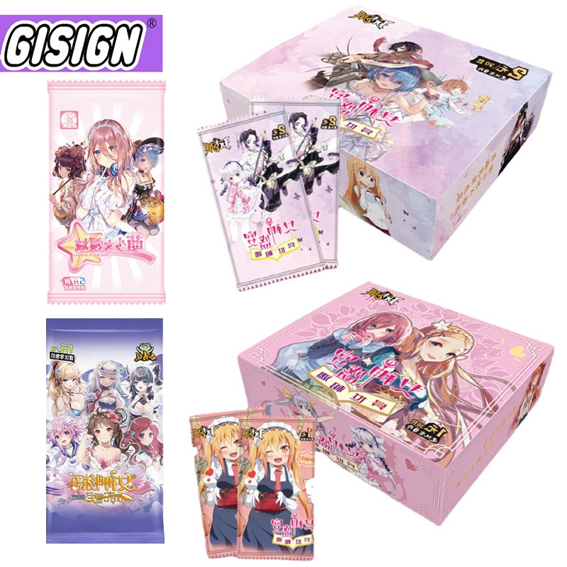 2022 NEW Japanese Anime Goddess Story Collection rare Cards box Child Kids Birthday Gift Game collectibles - Anime Gift Boxs