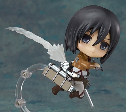 Attack on Titan GSC Q Edition Nendoroid 365 Mikasa Ackerman Doll Ornaments Boxed Figure Birthday Gift 5 - Anime Gift Box